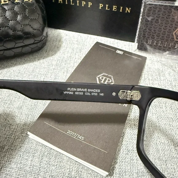 Philipp Plein Black Men's Glasses
